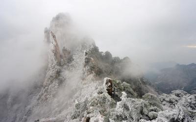 Mount Huangshan in Snow