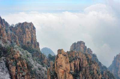 Mount Huangshan in Snow