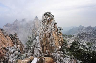 Mt. Huangshan in Snow