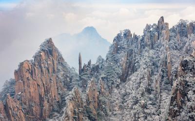 Mount Huangshan in Snow