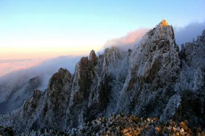 Mount Huangshan in Snow