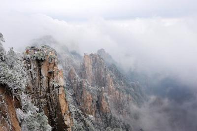 Mount Huangshan in Snow