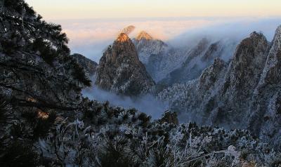 Mount Huangshan in Snow