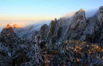 Mount Huangshan in Snow