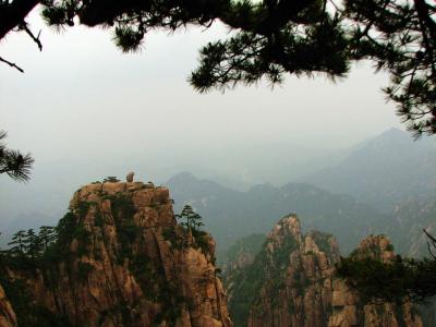 Stone Monkey Gazing over the Sea of Clouds