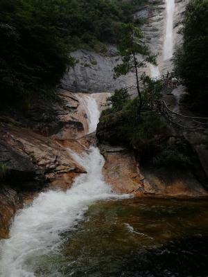 Waterfalls in Mount Huangshan