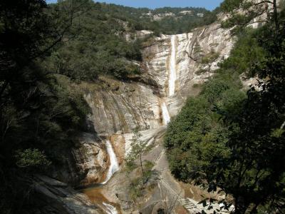 Waterfalls in Mount Huangshan