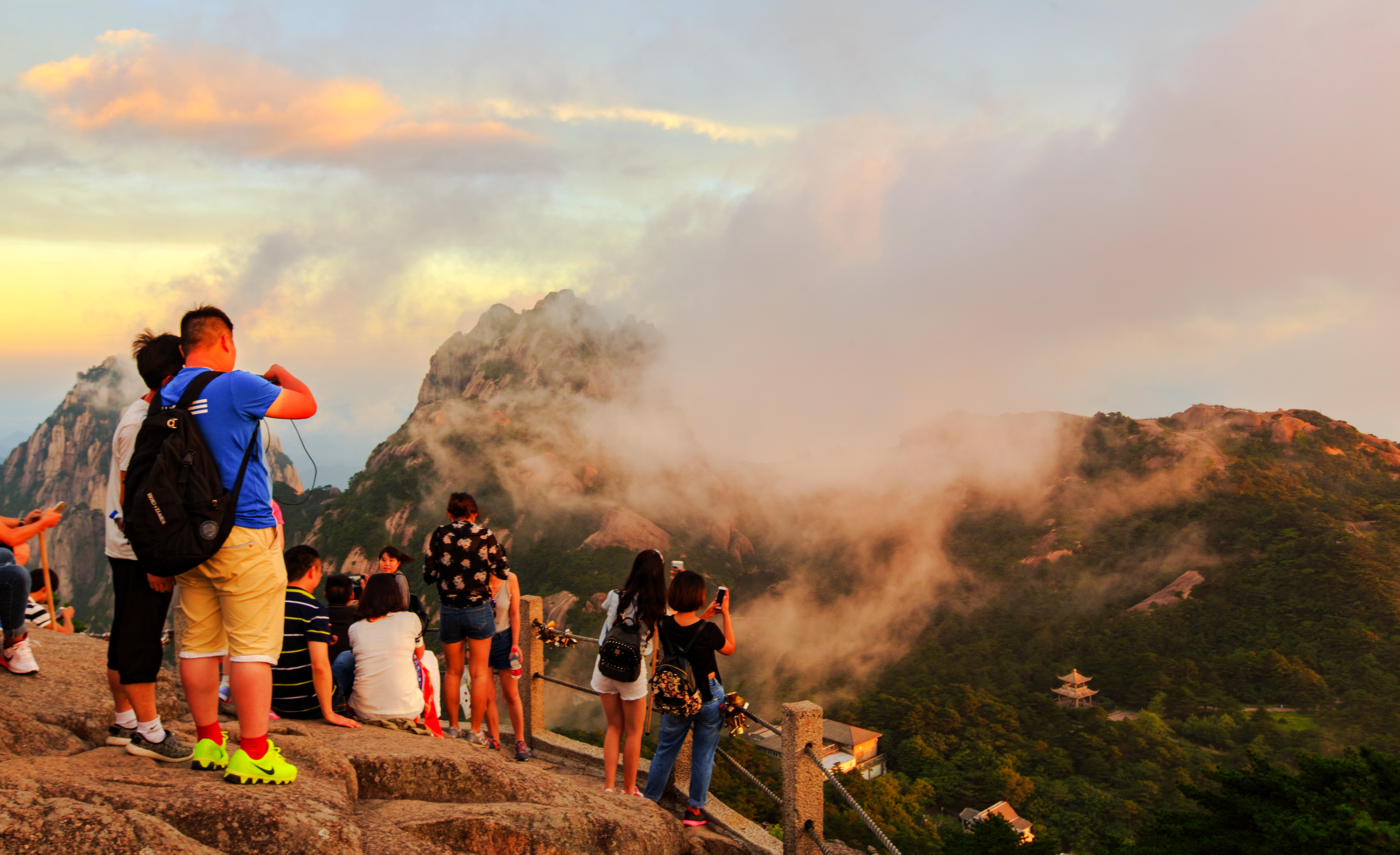 Huangshan sunset