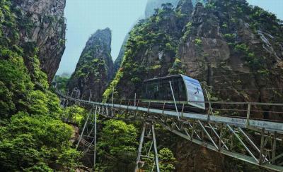 Cable Cars in Huangshan Mountain