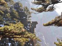 Cloud Dispelling Pavilion Huangshan Mountain