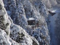 Cloud Dispelling Pavilion in Snow