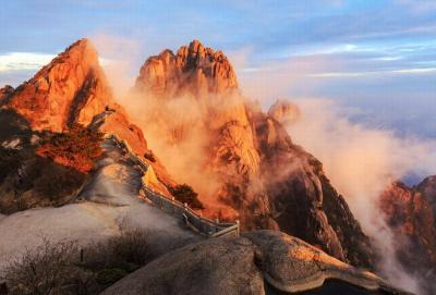 Huangshan Mountain at Dusk