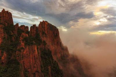 Huangshan Mountain at Dusk
