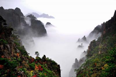 Yellow Mountain in Fall