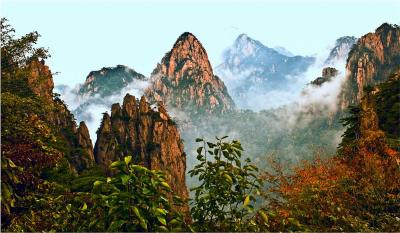 Mount Huangshan in Fall