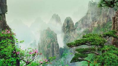 Mount Huangshan in Spring