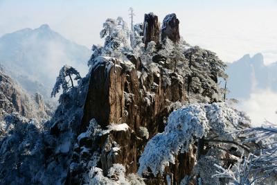 Mountain Huangshan Winter