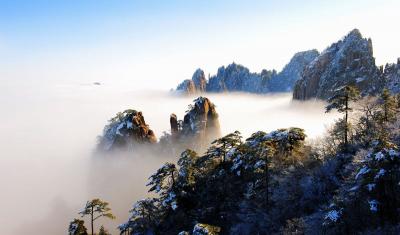 Mount Huangshan in Winter