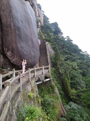 Paths in Mount Huangshan