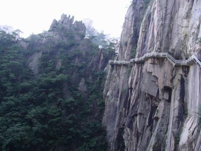 Paths in Mount Huangshan