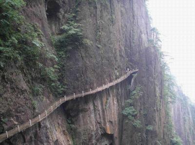 Paths in Mount Huangshan