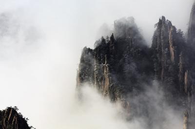 Rime in Mount Huangshan