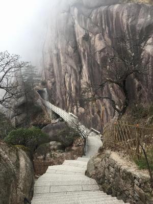 Steps in Mt. Huangshan