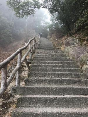 Steps in Mount Huangshan