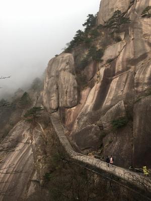 Steps in Mount Huangshan