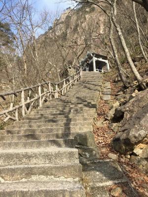 Steps in Mount Huangshan