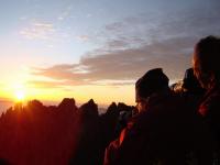 Sunrise in Huangshan Mountain
